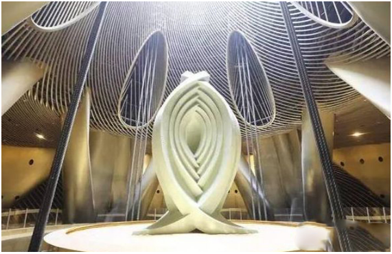 “慧眼”造型讓人耳目一新，阻尼器上部藝術(shù)裝置高達30m